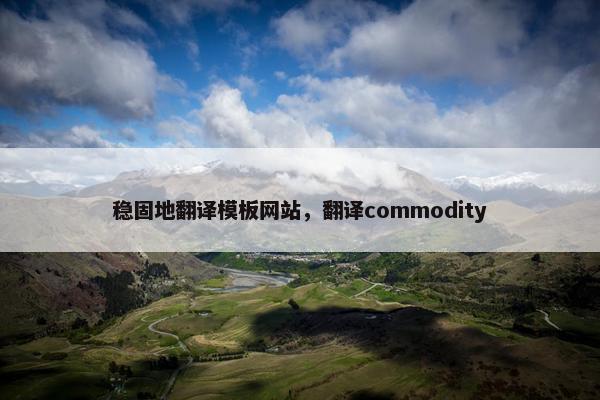 稳固地翻译模板网站，翻译commodity