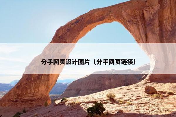 分手网页设计图片（分手网页链接）