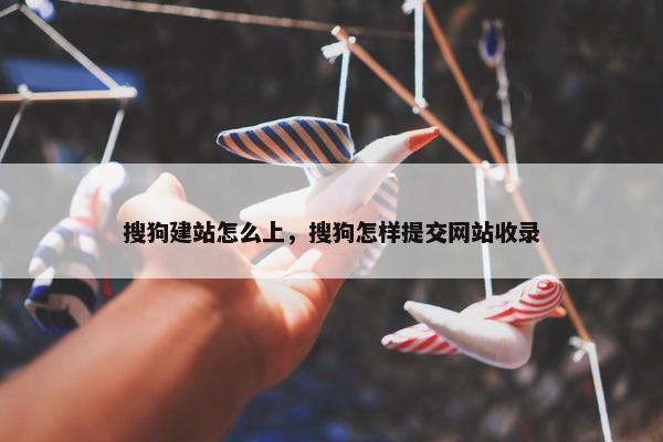 搜狗建站怎么上，搜狗怎样提交网站收录