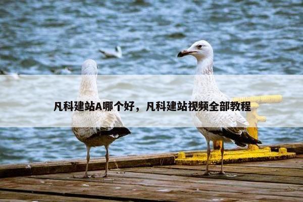凡科建站A哪个好，凡科建站视频全部教程