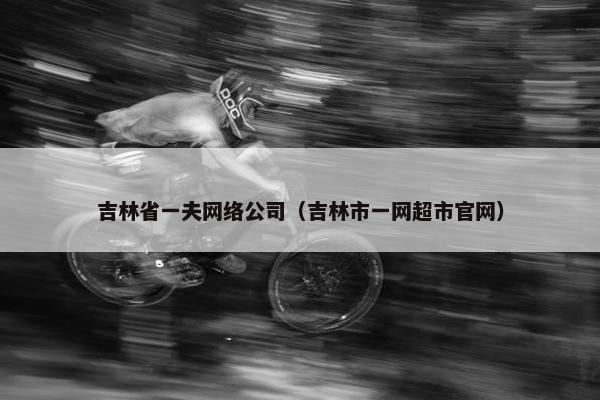 吉林省一夫网络公司（吉林市一网超市官网）