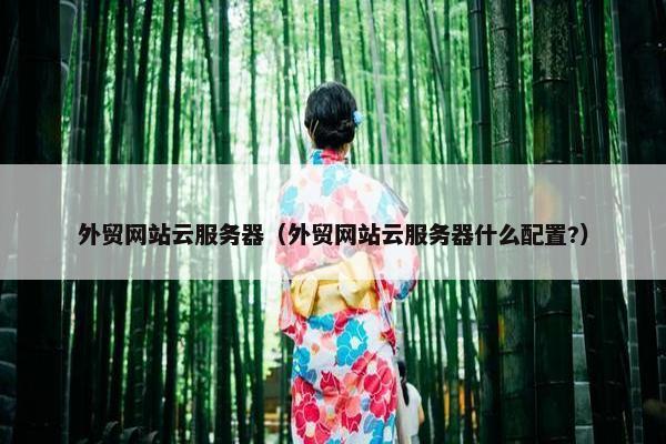 外贸网站云服务器（外贸网站云服务器什么配置?）