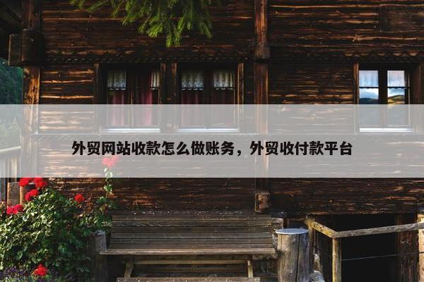 外贸网站收款怎么做账务，外贸收付款平台