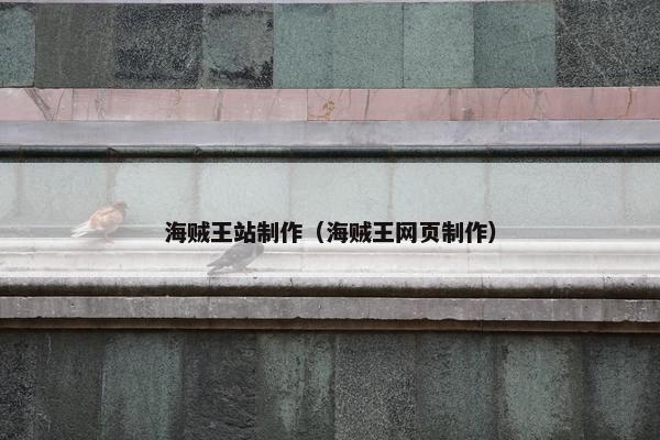海贼王站制作（海贼王网页制作）