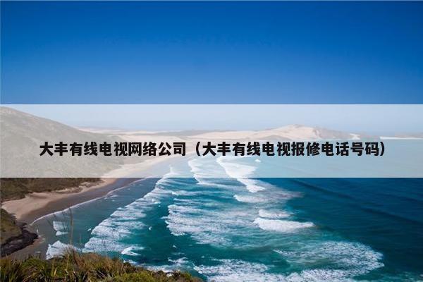 大丰有线电视网络公司（大丰有线电视报修电话号码）