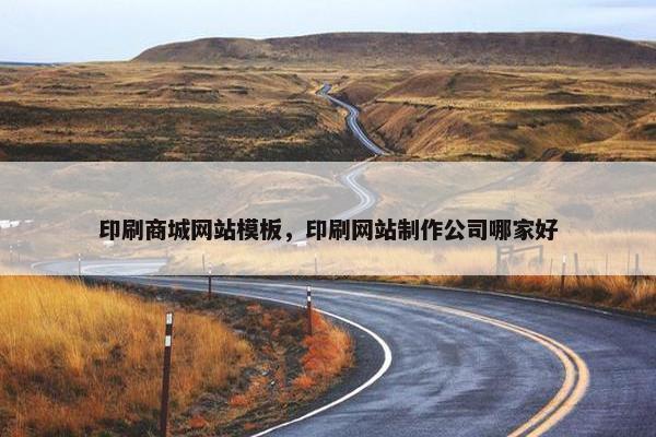 印刷商城网站模板，印刷网站制作公司哪家好