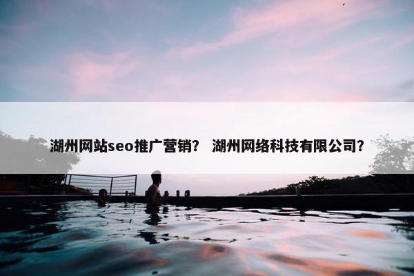 湖州网站seo推广营销？ 湖州网络科技有限公司？