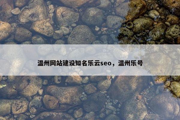 温州网站建设知名乐云seo，温州乐号