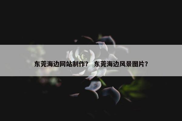东莞海边网站制作？ 东莞海边风景图片？
