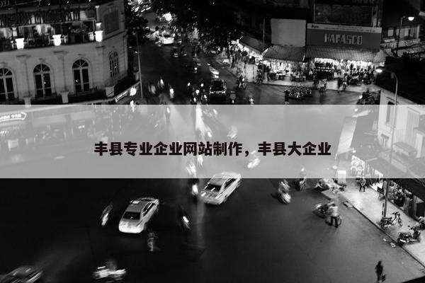 丰县专业企业网站制作，丰县大企业
