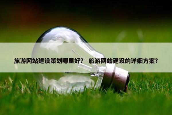旅游网站建设策划哪里好？ 旅游网站建设的详细方案？