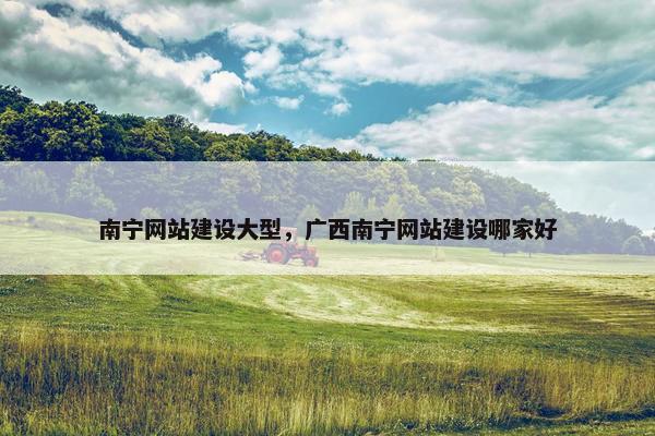 南宁网站建设大型，广西南宁网站建设哪家好