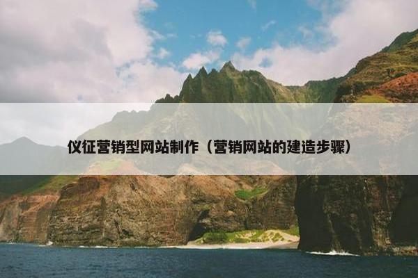 仪征营销型网站制作（营销网站的建造步骤）