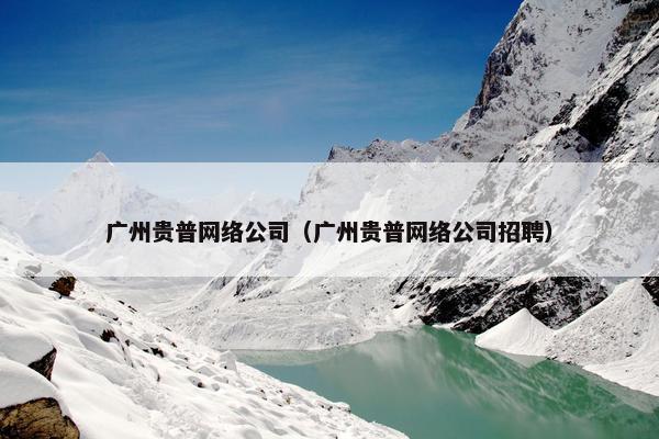 广州贵普网络公司（广州贵普网络公司招聘）