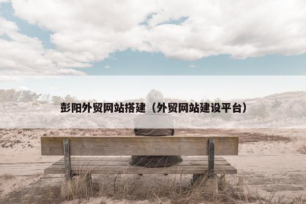 彭阳外贸网站搭建（外贸网站建设平台）