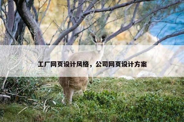 工厂网页设计风格，公司网页设计方案