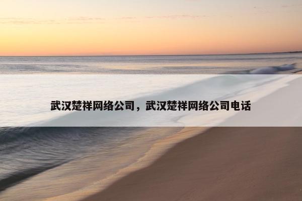 武汉楚祥网络公司，武汉楚祥网络公司电话