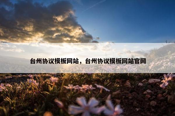 台州协议模板网站，台州协议模板网站官网