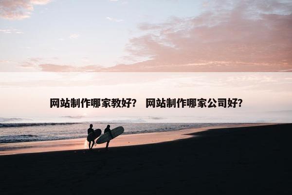 网站制作哪家教好？ 网站制作哪家公司好？
