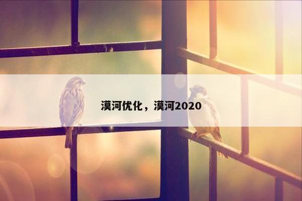 漠河优化，漠河2020