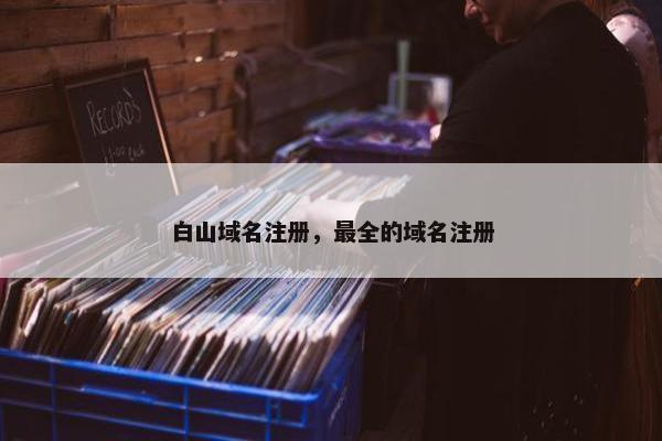 白山域名注册，最全的域名注册
