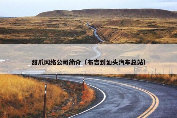 甜爪网络公司简介（布吉到汕头汽车总站）