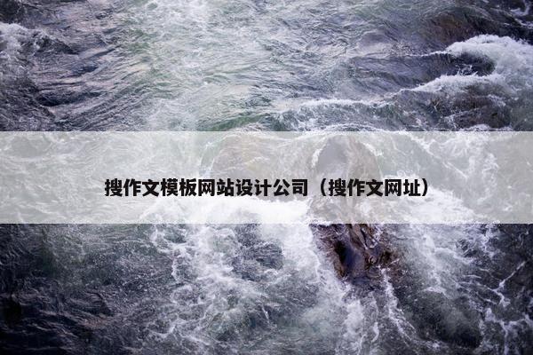 搜作文模板网站设计公司（搜作文网址）