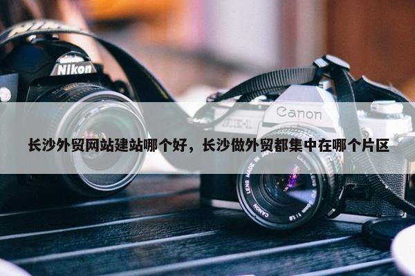 长沙外贸网站建站哪个好，长沙做外贸都集中在哪个片区