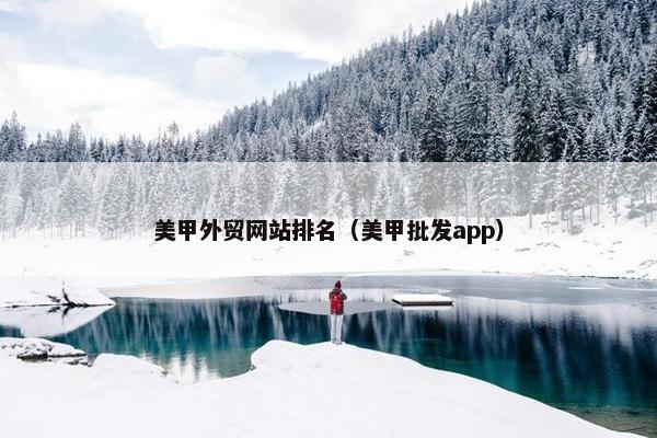 美甲外贸网站排名（美甲批发app）