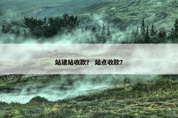 站建站收款？ 站点收款？