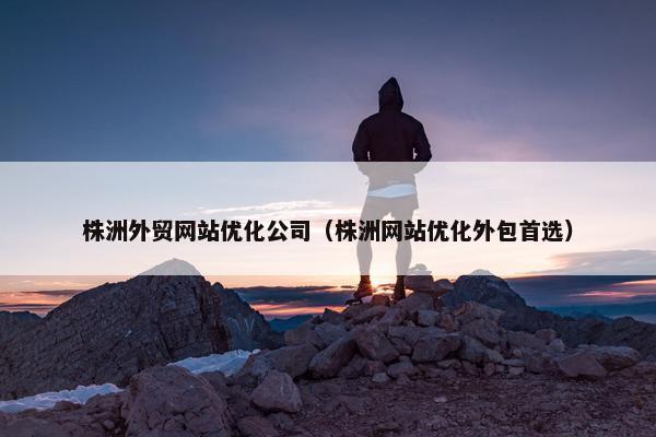 株洲外贸网站优化公司（株洲网站优化外包首选）