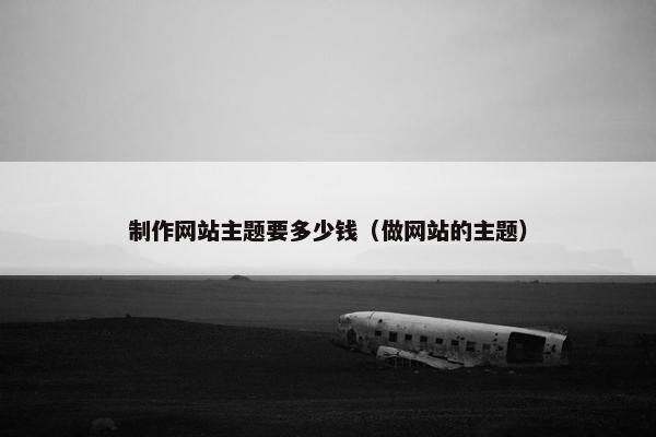 制作网站主题要多少钱（做网站的主题）