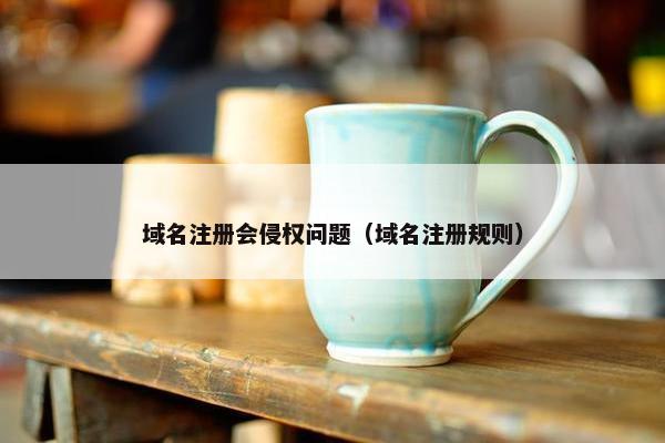 域名注册会侵权问题（域名注册规则）