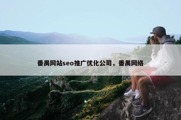 番禺网站seo推广优化公司，番禺网络