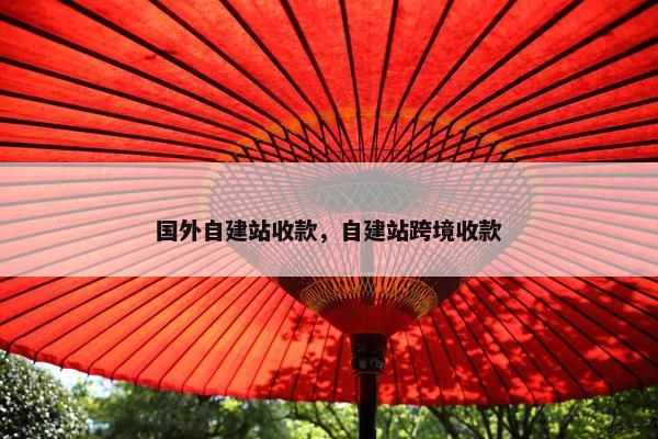 国外自建站收款，自建站跨境收款