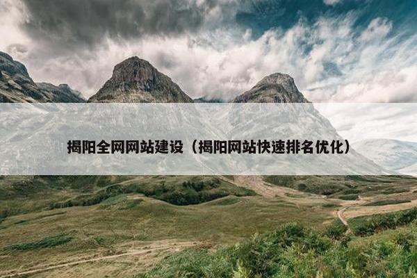 揭阳全网网站建设（揭阳网站快速排名优化）