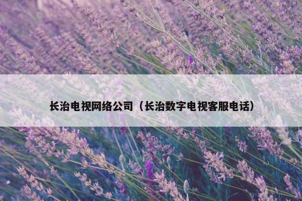 长治电视网络公司（长治数字电视客服电话）