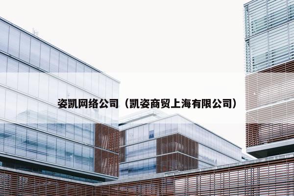 姿凯网络公司（凯姿商贸上海有限公司）