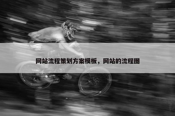 网站流程策划方案模板，网站的流程图