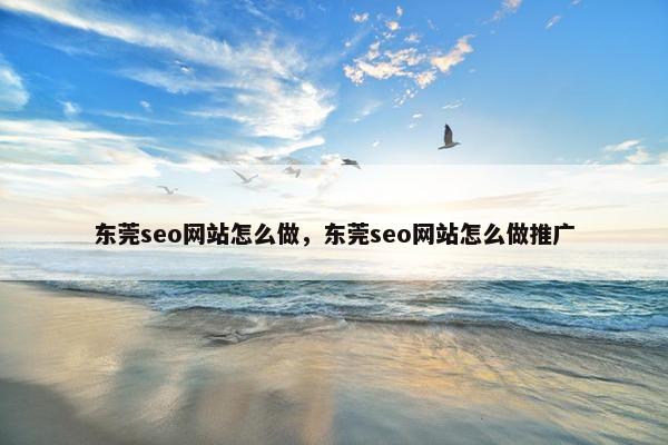东莞seo网站怎么做，东莞seo网站怎么做推广